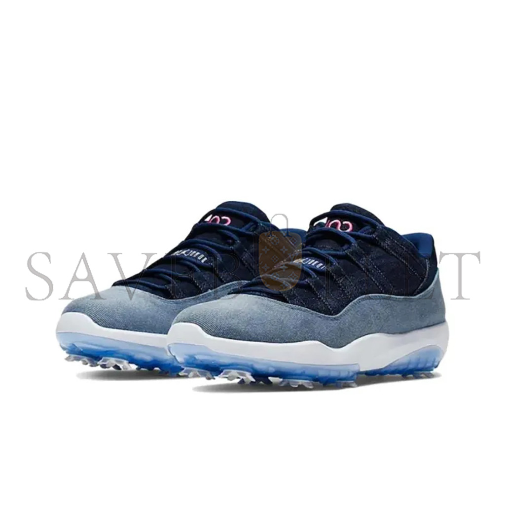 NIKE JORDAN 11 RETRO LOW GOLF NODENIM ALLOWED AQ0963-400